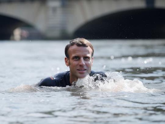 Макрон вети дека ќе плива по Сена за да докаже дека не е загадена за време на Олимпијадата